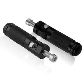 Motorcycle Footrests, Motorcycle Footrest, Foot Pegs for Motorcycle, 1 Pair of Foot Pegs Motorcycle, Footrest Foot Pegs Pedal Made of Aluminium, Compatible with 8 mm Lock