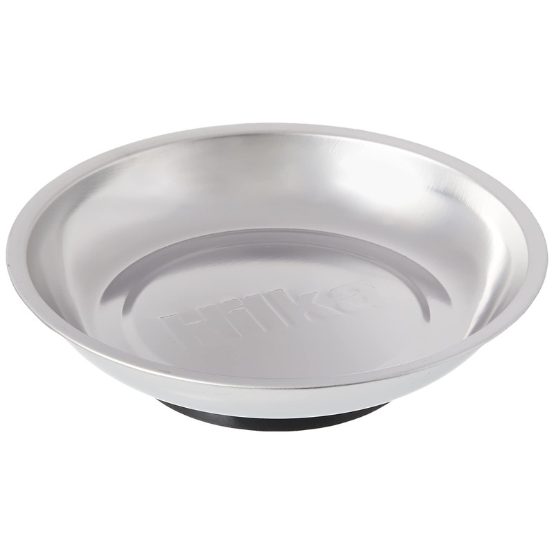 Hilka 11901006 6-Inch Diameter Stainless Steel Magnetic Tray, Silver