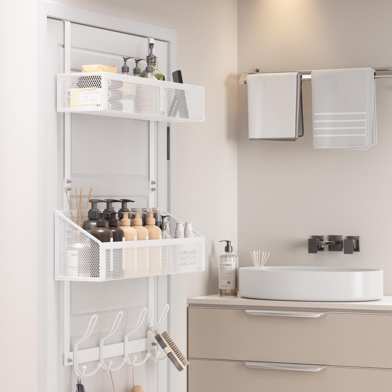 Upesitom Over Door Hook Organizer 12 Hook Over The Door