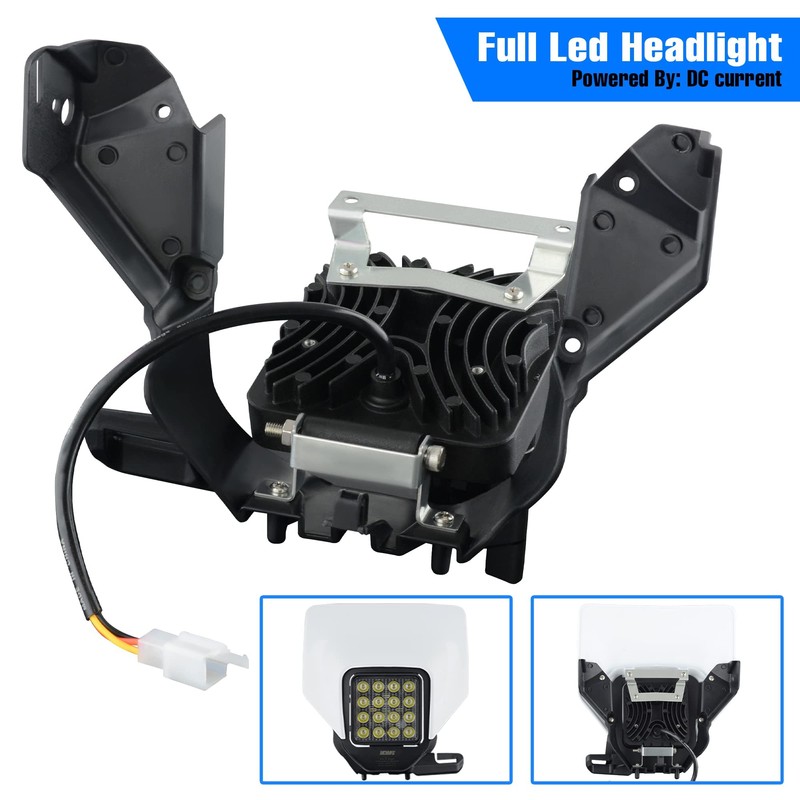 MCHMFG Dirtbike Headlight,LED Enduro Pit Bike Light Kit Universal For