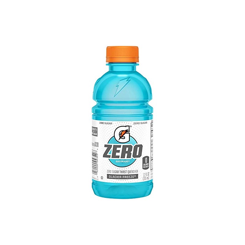 Gatorade Zero Sugar Thirst Quencher, Glacier Freeze, 12 Ounce (Pack