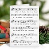 Newstamps Stamps Silent Night Motif Stamp Made of Wood and