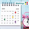 Desenda 10 Sheets/2600 PCS Coloured Dot Stickers 10 Colours Round