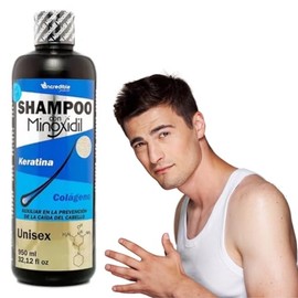 GAERO GLOBAL SOLUTION Shampoo Anticada Incredibl By Gaero Shop  Anticada  Previene la Prdida De Cabello  Unisex  Con Colgeno  Keratina  Sin Sal  950ml