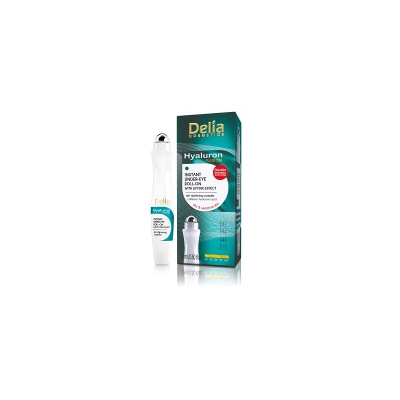 Delia Cosmetics - Hyaluron Fusion Instant Under Eye Roll-On Lifting