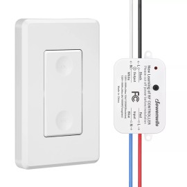 DEWENWILS Wireless Light Switch and Receiver Kit Remote Control Wall Switch 100F