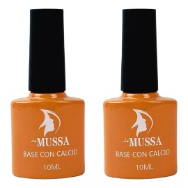 Mussa Pack 2 Pz Gel Base Calcio Uñas Gel Fortalecedor, Mussa