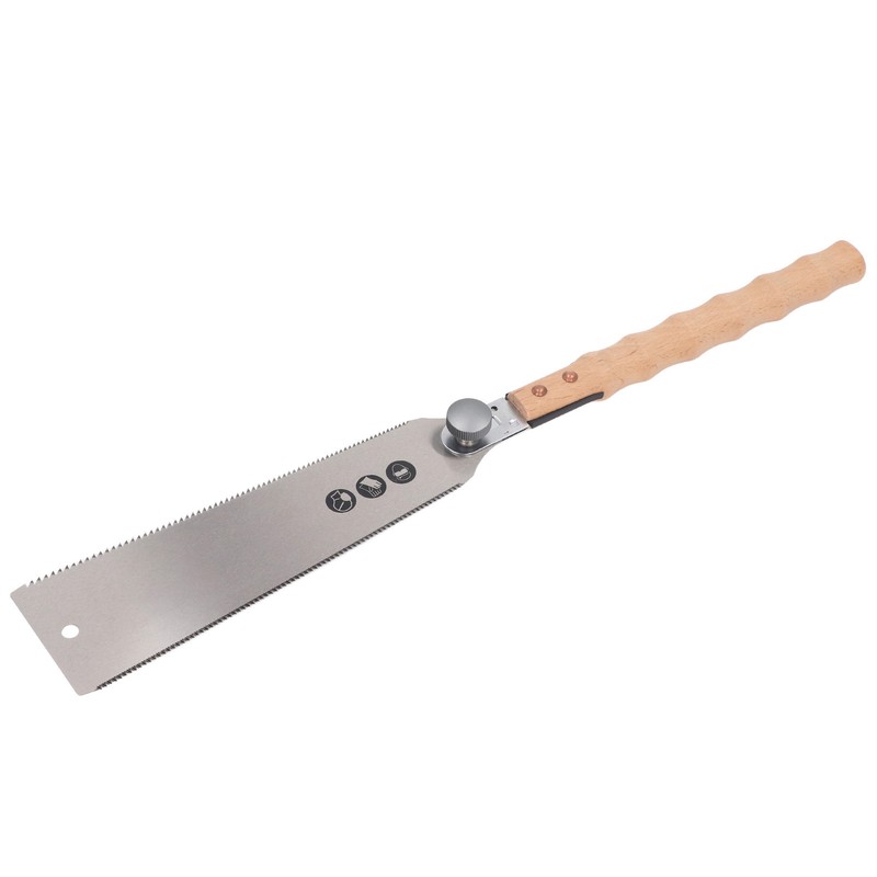 Double Edge Sided Hand Saw Fine Tooth Triple Fast Flush