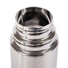 axentia Edelstahl-Isolierbehälter Isolierflasche für Warm-und Kaltgetränke, silber, ca. 750 ml
