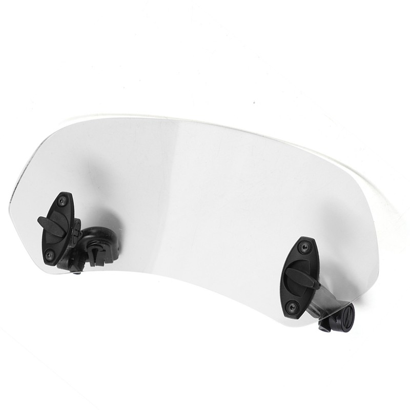 Universal Motorcycle Adjustable Clip On Windscreen Wind Deflector Windshield Accessories