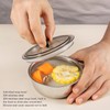 Stainless Steel Lunch Box with Soup Bowl Spoon Chopsticks Beige