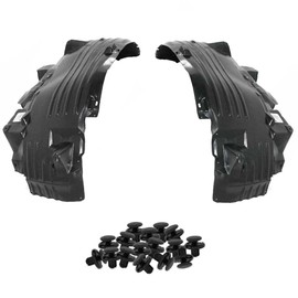 Parts N Go 2004-2010 Titan Fender Liner Set with Clips Front Driver & Passenger Side Left Right NI1248107 NI1249107 638317S200 638307S200