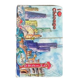 Lunch Money Cities Destinations Across The United States of America Playing Cards Deck of Cards Poker Deck - Comes in a Collectable Hard Case (Chicago, Illinois)