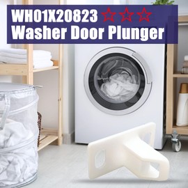 WH01X20823 Washer Door Plunger Fit for GE Hotpoint Front Load Washer GFWH1200H0WW GFWN1100H0WW GFW400SCK0WW GFW450SSK0WW, Replaces Washer Door Lock Strike AP6004903 PS11736830