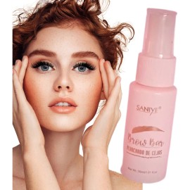 Spray Fijador + Cera Jabon Cejas Efecto Planchado De Cejas Color Transparente