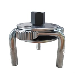 UHANBUT Universal Oil Filter Wrench, 3-Jaw Adjustable Oil Filter Removal Tool, 2.7" to 5.4" Heavy Duty Car Filters Change Accessories Set for Cars, Trucks, Tractor