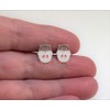 Katy Craig, 925 Sterling Silver Hamster Earrings