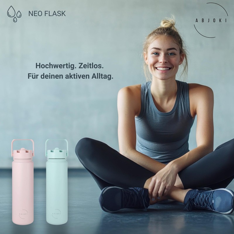 Abjoki Stainless Steel Drinking Bottle "Neo" 530 ml - Moonlight