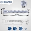 HEXATON Confirmat Screws 5 x 50 mm - Countersunk Hex