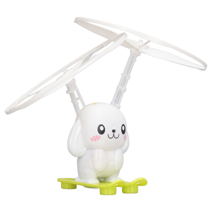Bubble Blowing Helicopter Toy USB Rechargeable Automatic Induction Bubble Flying