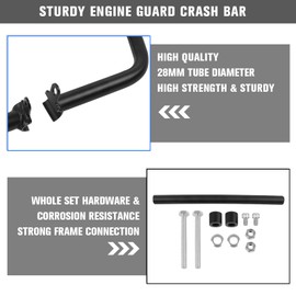 CHIFUN Engine Guard Highway Steel Crash Bars Bumper Replacement for Honda CL500 Rebel 500 300 2017-2023/ Rebel 500S 2021-2023 Motorcycle Frame Gas Tank Falling Protector