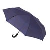 Knirps T.280 MidiumDuomatic CrockHandleSafrty Challenge Blue KNTL280-8434 Folding Umbrella, One-Touch