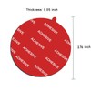 D.SKING 4 Pack 2.76"(70mm) Very High Bond Sticky Adhesive Replacement,Circle