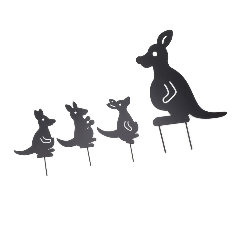 4pcs Iron Art Animal Decoration Ingenious Multi Purpose Kangaroo Plugin