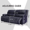ULTICOR Extra Wide 75" - 100", Reclining 2 Seater Sofa