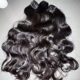Burmese Kinky Curly Pixie Italy Wholesale Straight Natural Wavy Bundles Raw Indian Vietnamese Human Hairstyle: 1 bundle Italy curly, color: Natural black, Stretched Length: 16 Inches