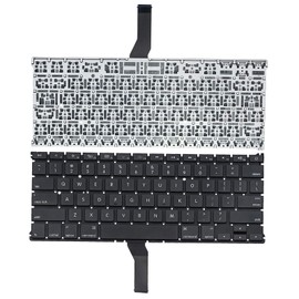 Nockchawon Keyboard (US English) + Screws Kit Replacement for MacBook Air 13" A1369 (Mid 2011) A1466 (Mid 2012 to Mid 2017)
