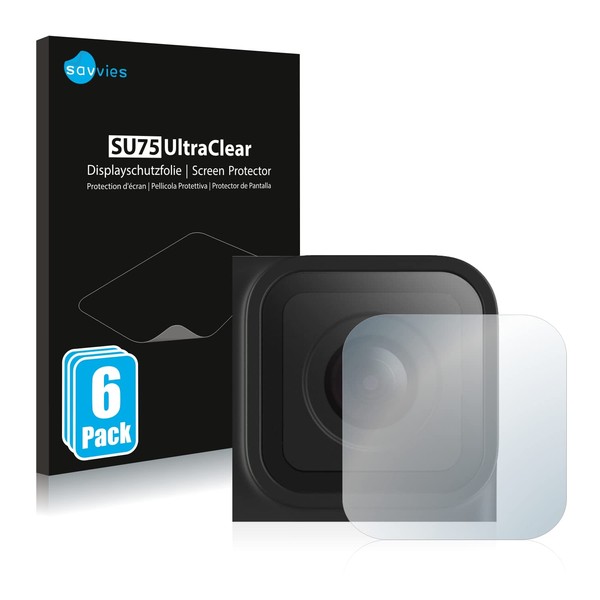 Savvies 6 x screen protectors compatible with GoPro Hero 10