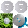 2Set 6" x 60 Teeth Carbide Tipped Weed Wacker Blade,