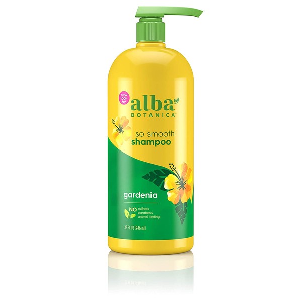 Alba Botanica So Smooth Shampoo, Gardenia, 32 Oz