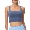 romansong Sujetadores deportivos de yoga con tirantes para mujer con