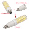 10pcs E-Simpo E11 to E11 Mini Candelabra Light Socket Base