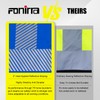 FONIRRA Safety Reflective High Visibility T Shirts for Men with