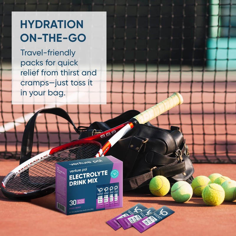 Venture Pal High Sodium Sugar-Free Electrolyte Powder Packets - Hydration