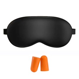 FUYUERO Eye Mask for Sleeping, Blindfolding, Silk, Soft, Satin Blindfold, All Seasons, Light Shield, Good Sleep, Free Adjustment, Washable, Unisex, Light Blocking Sleeping Eye Mask for Travel