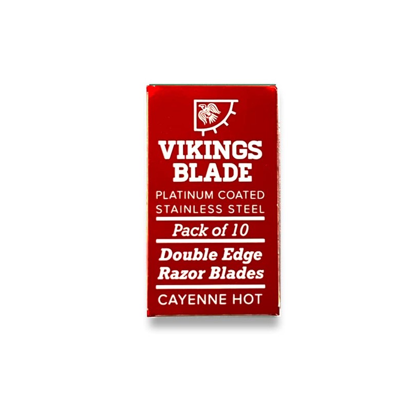 VIKINGS BLADE Double Edge Safety Razor Blades, 10x Blades, Swedish