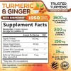 Turmeric Y Ginger Con Bioperina 1950mg Cúrcuma 240 Caps.