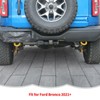 RT-TCZ Rear Bumper Tow Hook Covers Rubber Protector Cover Exterior