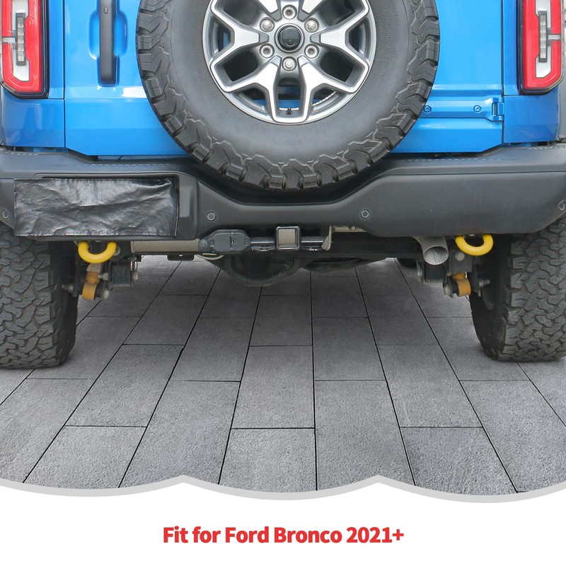 RT-TCZ Rear Bumper Tow Hook Covers Rubber Protector Cover Exterior