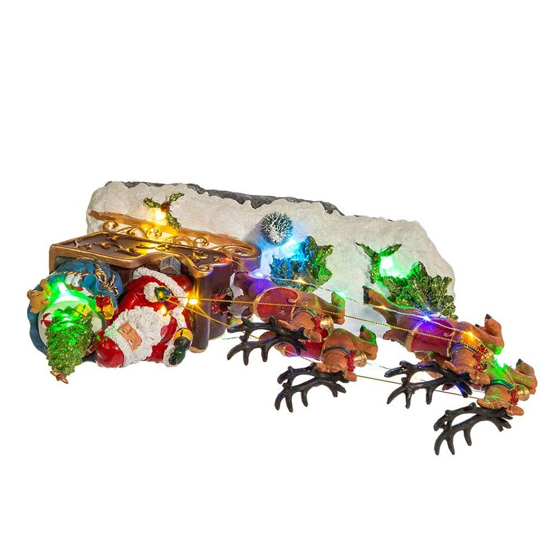 Kurt S. Adler JEL1306 Santa, Multi-Colored