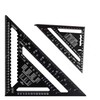 2 Pcs Rafter Square Metric, 12 inch & 7 inch
