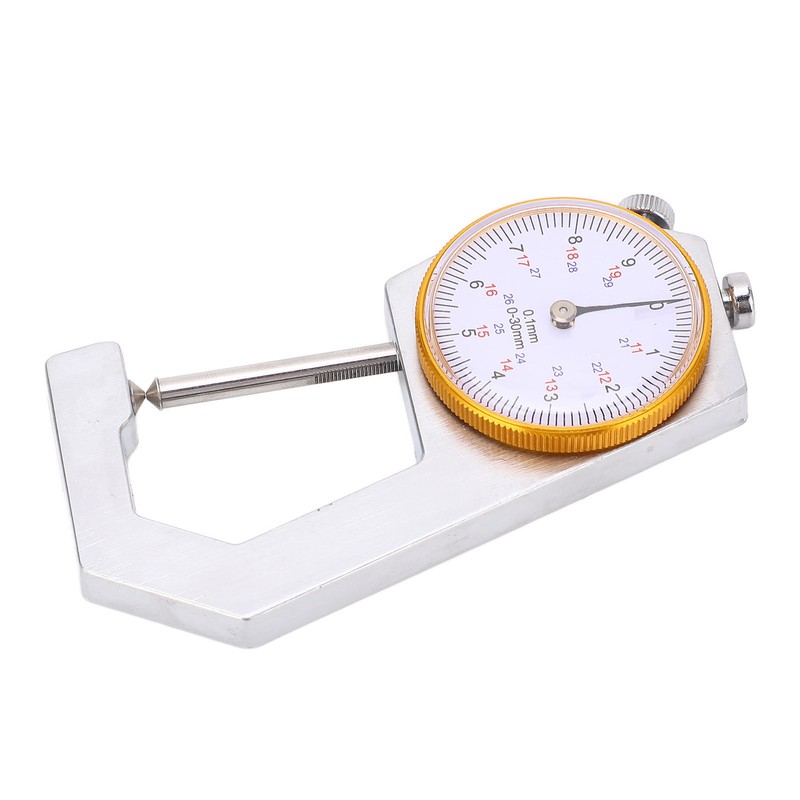 Thickness Gauge Tool Round Dial Indicator Handheld Portable Tester Caliper