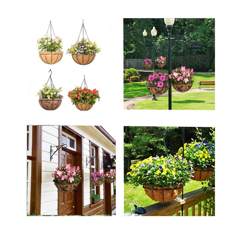 CAASFOOY Metal Hanging Chain, 6 Pieces Hanging Plant Chains, Hanging