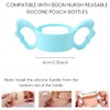 4 Pack Bottle Handles Compatible with Boon Nursh Reusable Silicone