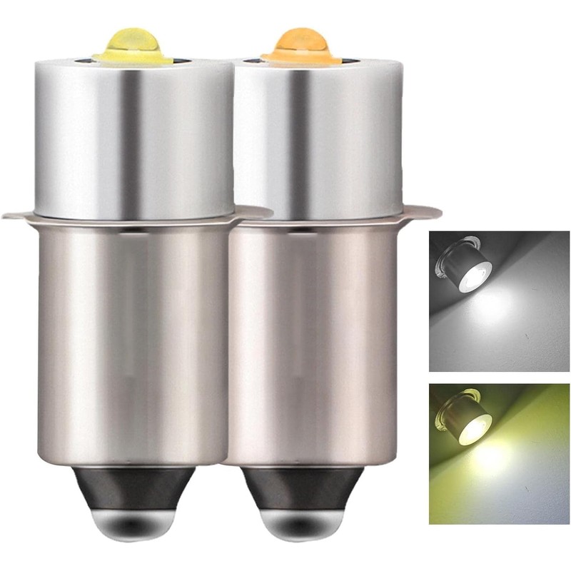 1PC P13.5S Mag Light LED Bulb 3-6 C&D Cells Torch