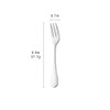 SUNSENGEUR Tea Forks, Stainless Steel Set of 12, Kitchen Accessory